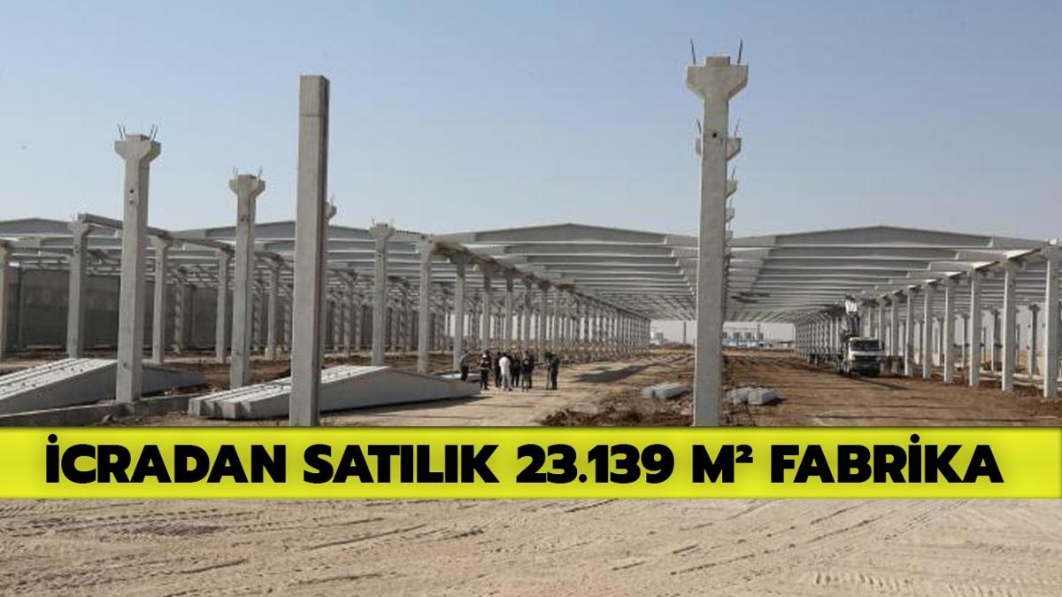 Diyarbakr Yeniehir'de 23.139 m fabrika icradan sata karld!