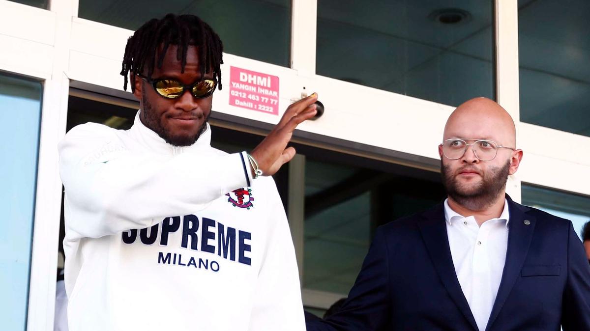 Fenerbahe'nin yeni golcs stanbul'da! Michy Batsuayi imza atmaya geldi