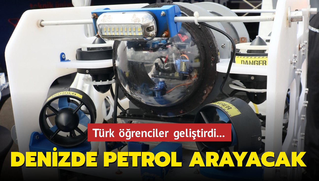 Trk renciler gelitirdi... Denizde petrol arayacak