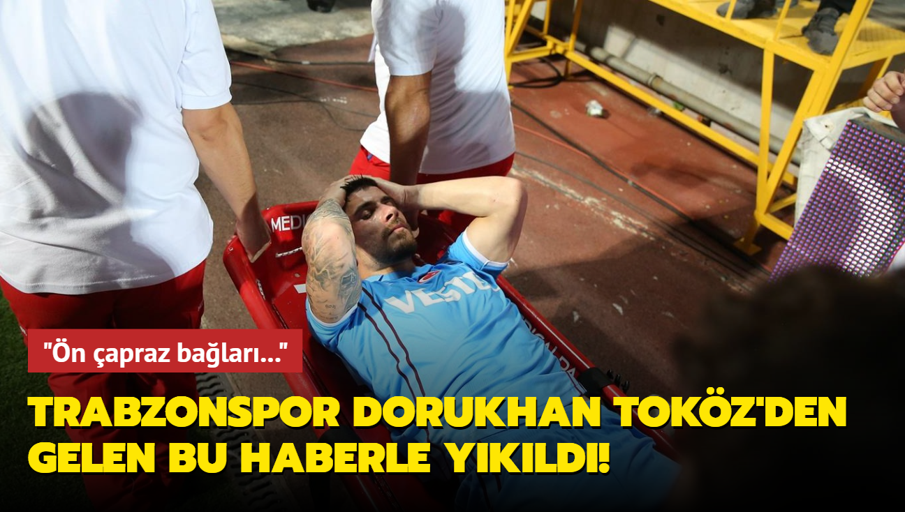 Trabzonspor Dorukhan Tokz'den gelen bu haberle ykld! "n apraz balar..."