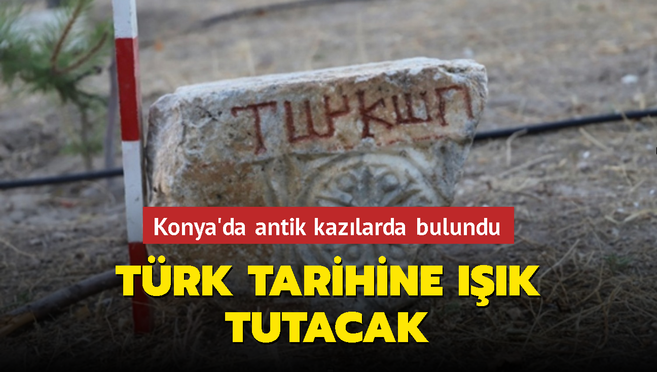 Konya'da antik kazlarda bulundu... Trk tarihine k tutacak