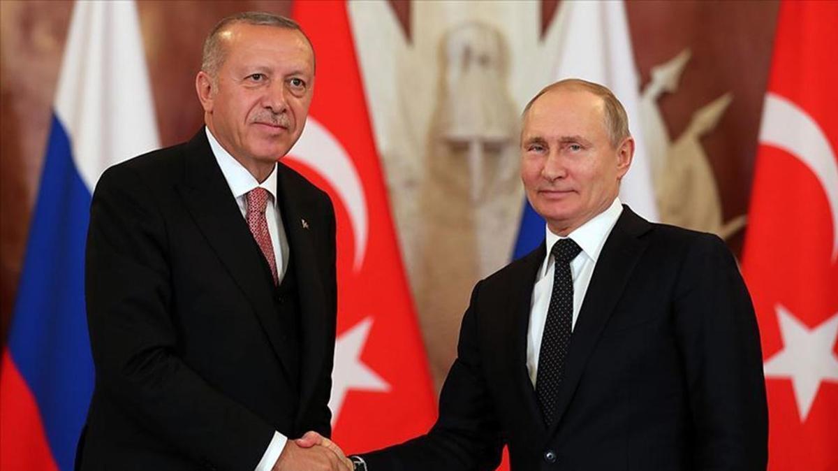 Bakan Erdoan Putin ile grt!