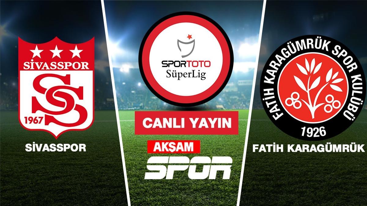 Canl Anlatm: Demir Grup Sivasspor-VavaCars Fatih Karagmrk