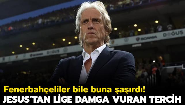 Jorge Jesus'tan lige damga vuran istatistik! Fenerbaheliler bile akn