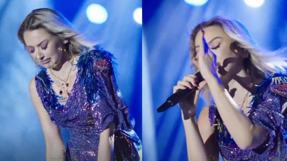 Hadise'nin 'Kk Bir Yol' gzya! Sahnede kendini tutamad