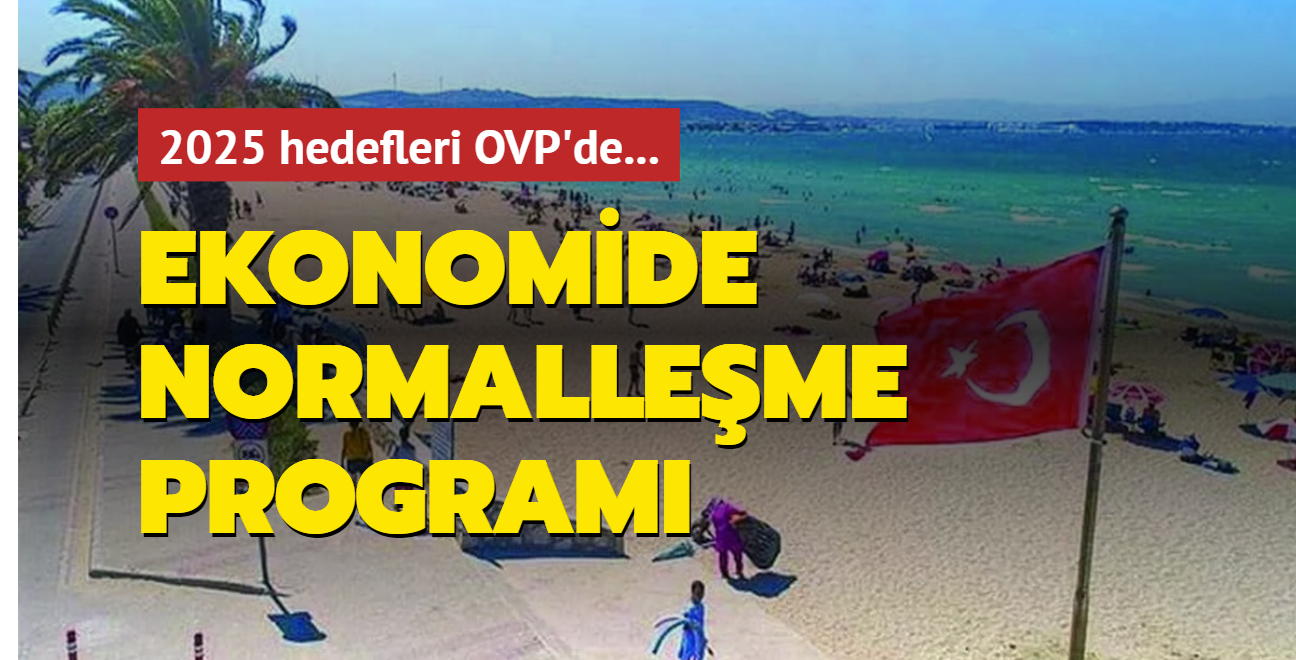 2025 hedefleri OVP'de... Ekonomide normalleme program