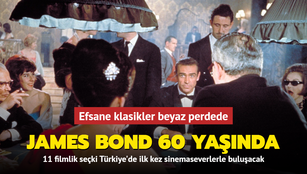 James Bond 60 Yanda, Ekim ve Aralk'ta Kundura Sinema'da