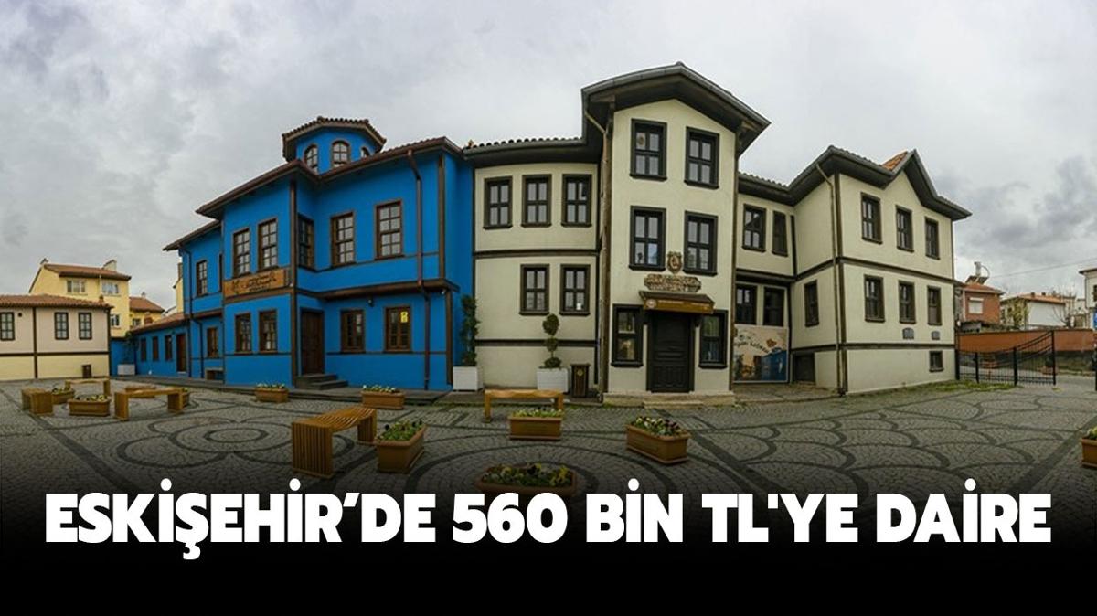 Eskiehir Odunpazar'nda 560 bin TL'ye daire!