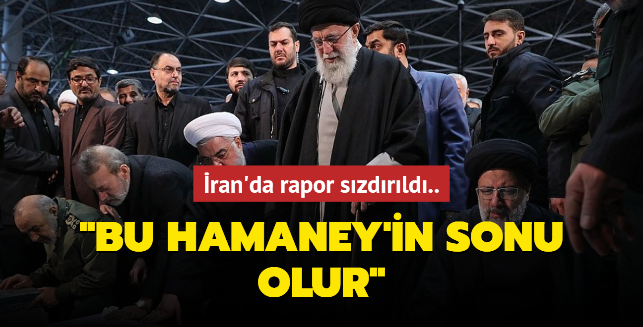 ran'da rapor szdrld.. "Bu Hamaney'in sonu olur"