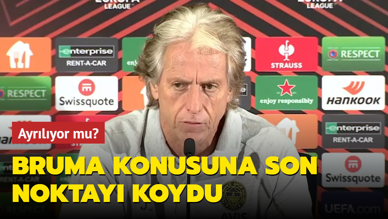 Jorge Jesus, Bruma konusuna son noktay koydu! Ayrlyor mu"