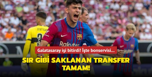 Sr gibi saklanan transfer tamam! Galatasaray Yusuf Demir'i kadrosuna katt: te bonservisi