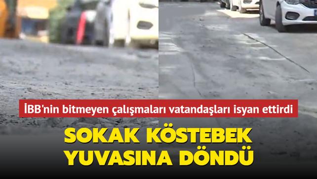 İBB'nin Bitmeyen çalışmaları Vatandaşları Isyan Ettirdi... Sokak ...