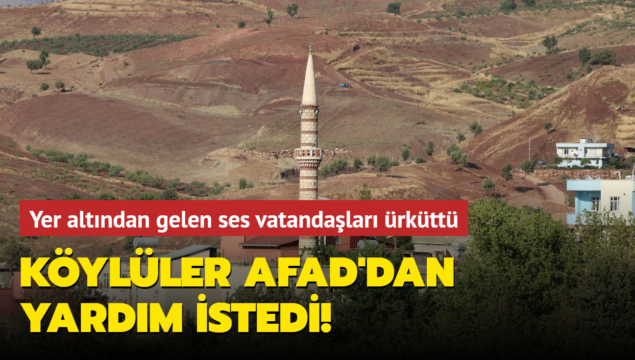 Kyller AFAD'dan yardm istedi! Yer altndan gelen ses vatandalar rktt