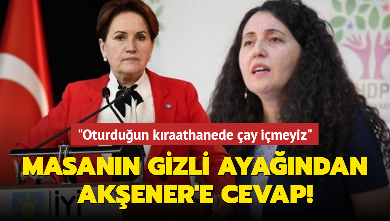 Masann gizli ayandan Akener'e cevap: Oturduun kraathanede ay imeyiz