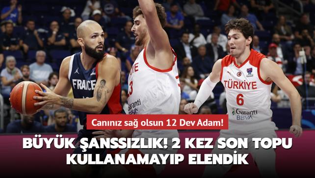 12 Dev Adam ayana kadar gelen mata Fransa'ya kaybetti: 86-87