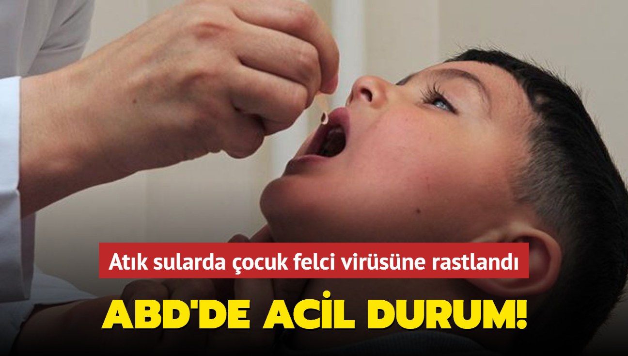 ABD'de acil durum! Atk sularda ocuk felci virsne rastland