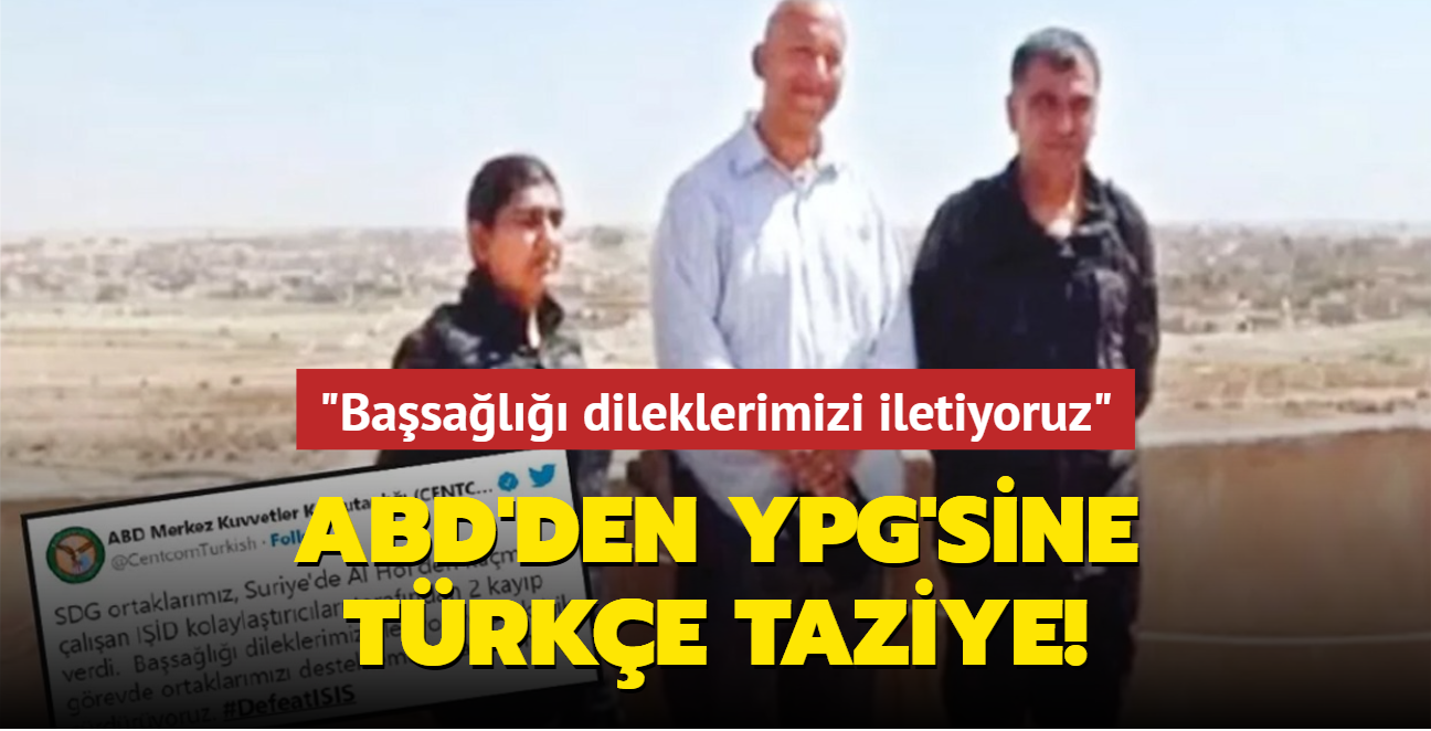 ABD'den YPG'sine Trke taziye!