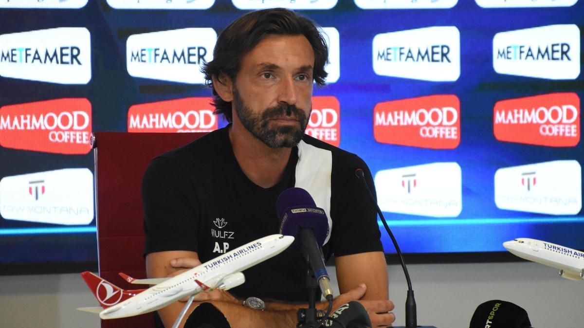 Andrea Pirlo takmn gol yollarnda yaad skntnn altn izdi: "Bitiricilikte eksiiz"