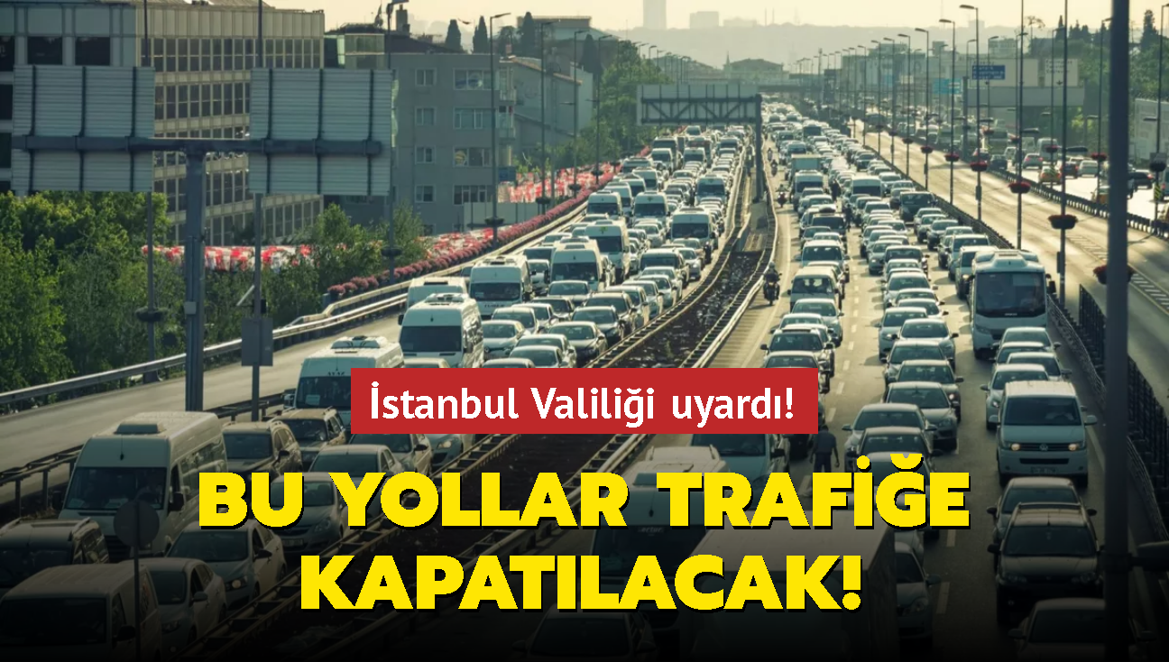 stanbul Valilii uyard! Bisiklet parkuru nedeniyle bu yollar trafie kapatlacak