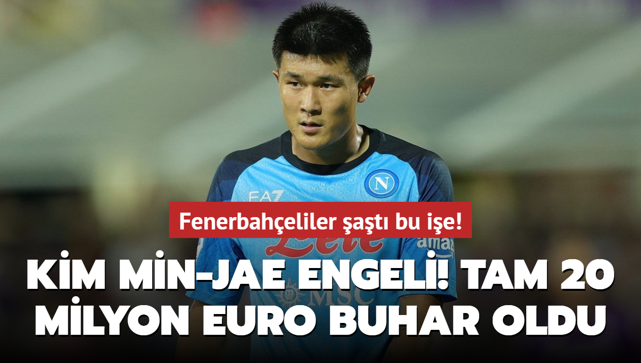 Kim Min-Jae engeli! Tam 20 milyon euro buhar oldu: Fenerbaheliler at bu ie...