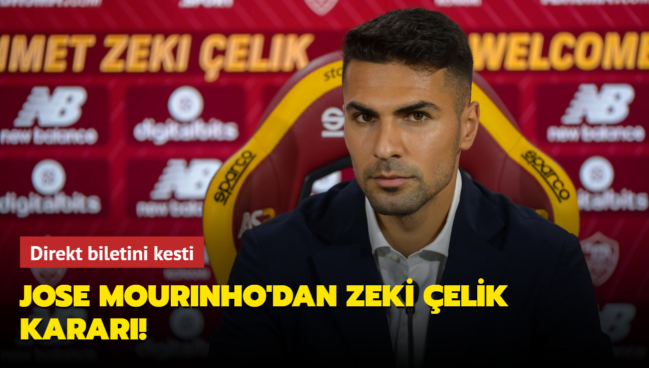 Jose Mourinho'dan Zeki elik karar! Direkt biletini kesti...