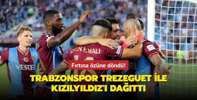 Frtna zne dnd! Trabzonspor Trezeguet ile Kzlyldz' datt