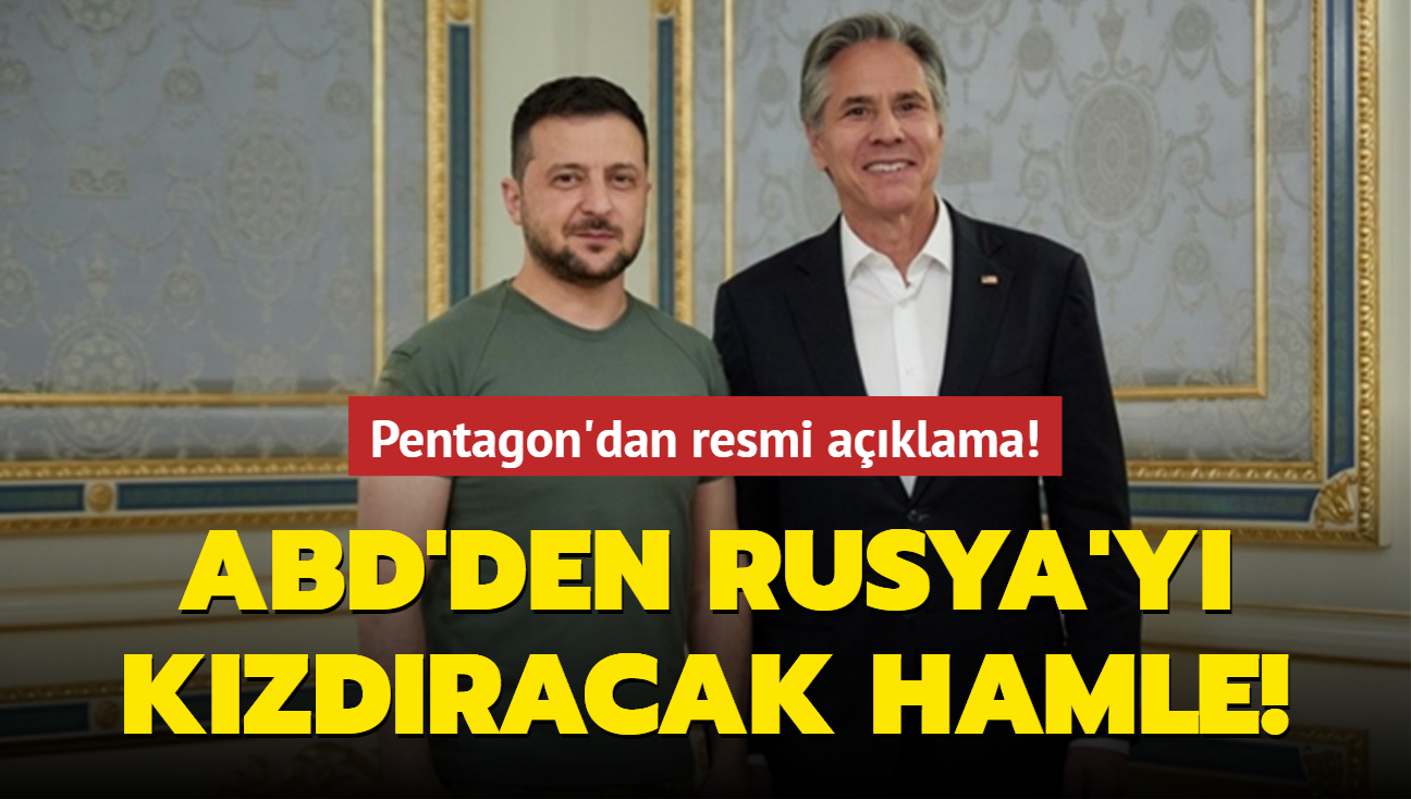 ABD'den Rusya'y kzdracak hamle! Pentagon'dan resmi aklama!