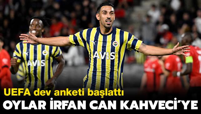 Oylar rfan Can Kahveci'ye! UEFA dev anketi balatt