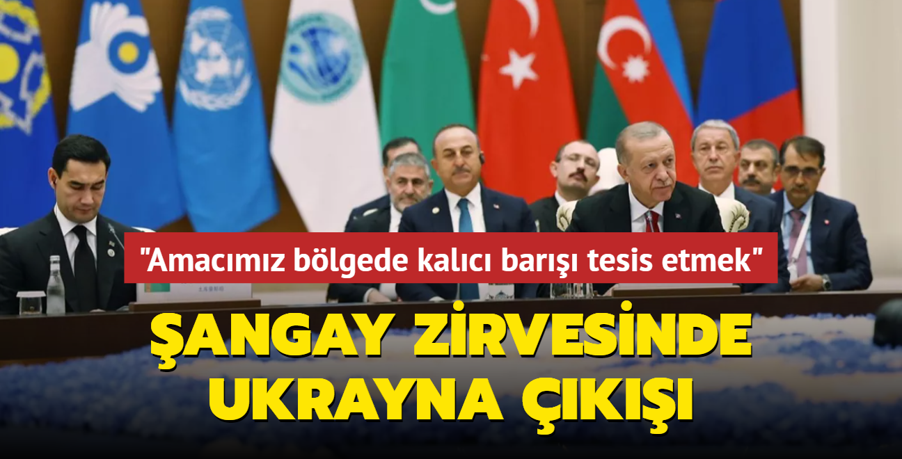 Bakan Erdoan'dan angay Zirvesinde Ukrayna k... "Amacmz blgede kalc bar tesis etmek"