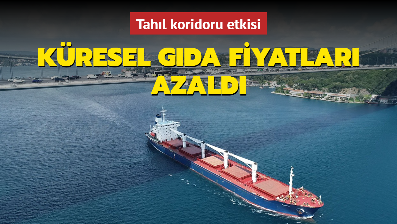 Tahl koridoru etkisi... Kresel gda fiyatlar azald