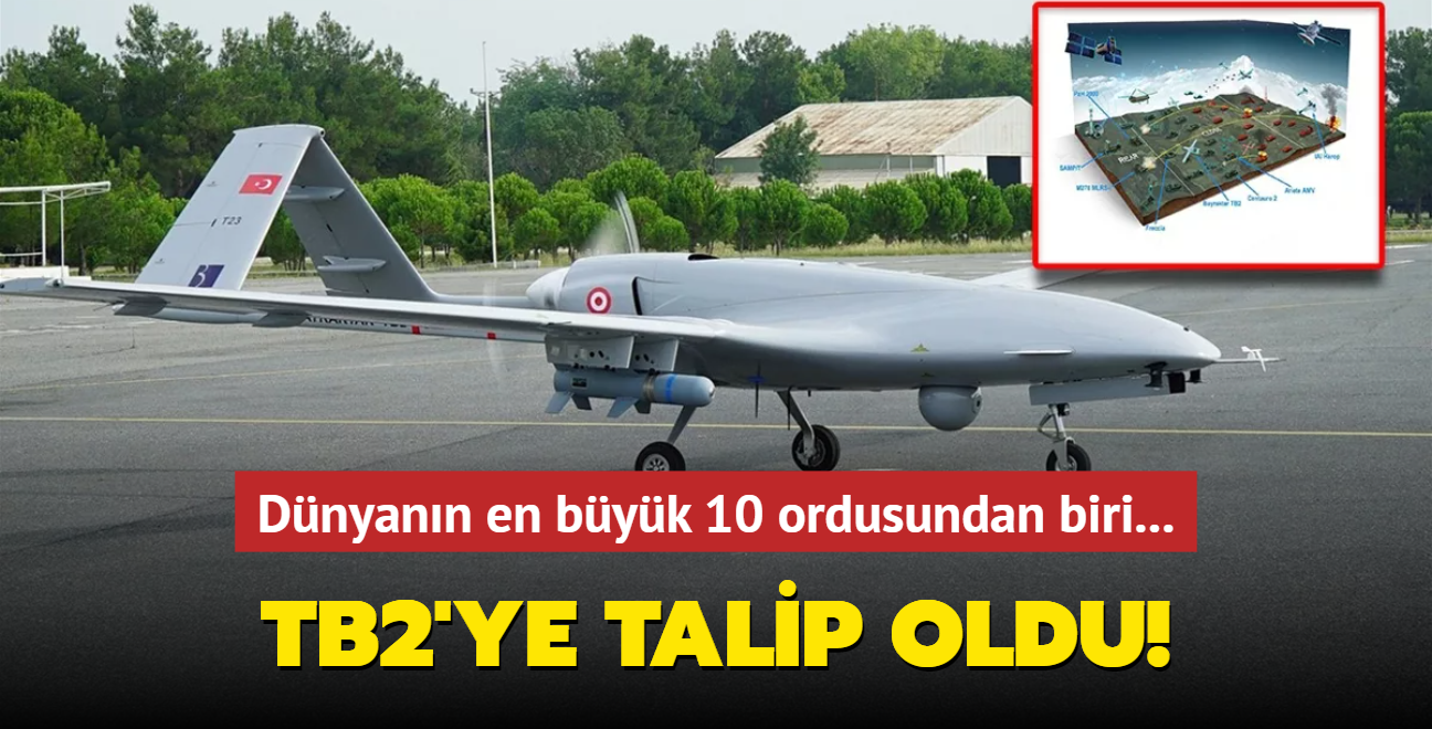 Dnyann en byk 10 ordusundan biri olan talya Bayraktar TB2'ye talip! Sava planlarna ekledi