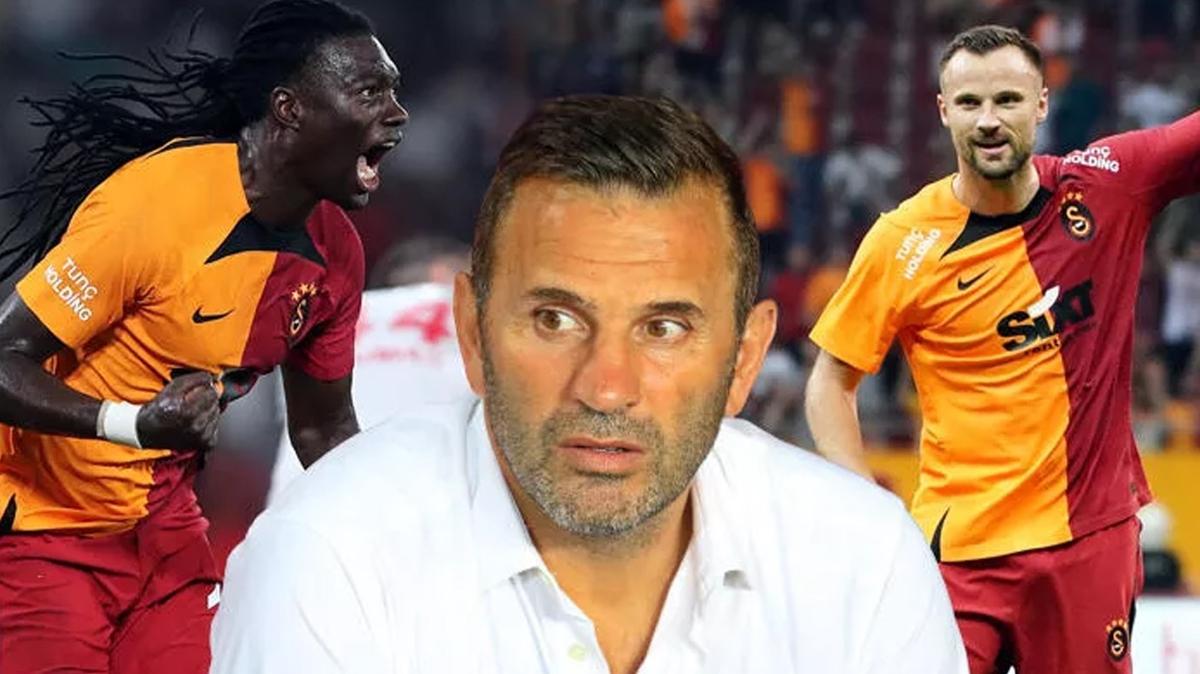 Galatasaray'da Gomis-Seferovic ikilemi! Gzler Okan Buruk'ta
