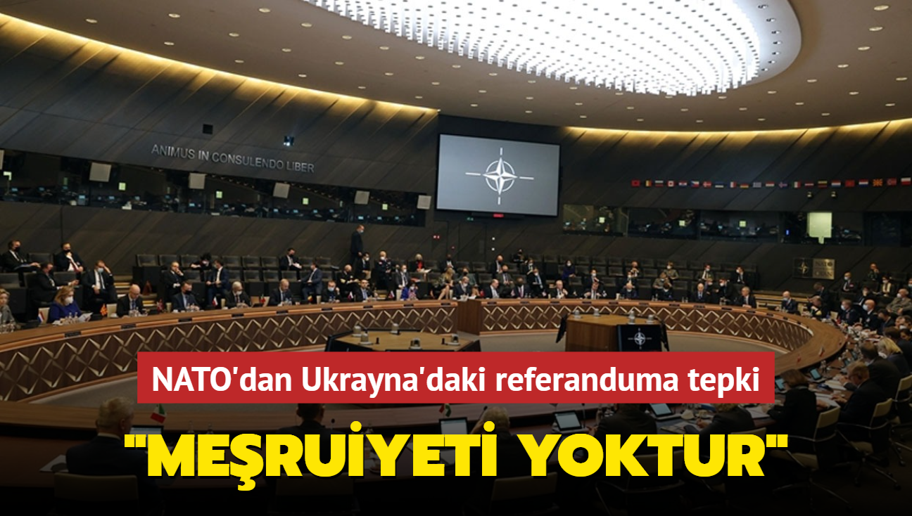 NATO'dan Ukrayna'daki ayrlklara ynelik referandum aklamas... "Meruiyeti yoktur"