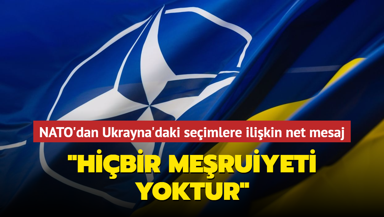 NATO'dan Ukrayna'daki seimlere ilikin net mesaj: "Hibir meruiyeti yoktur"