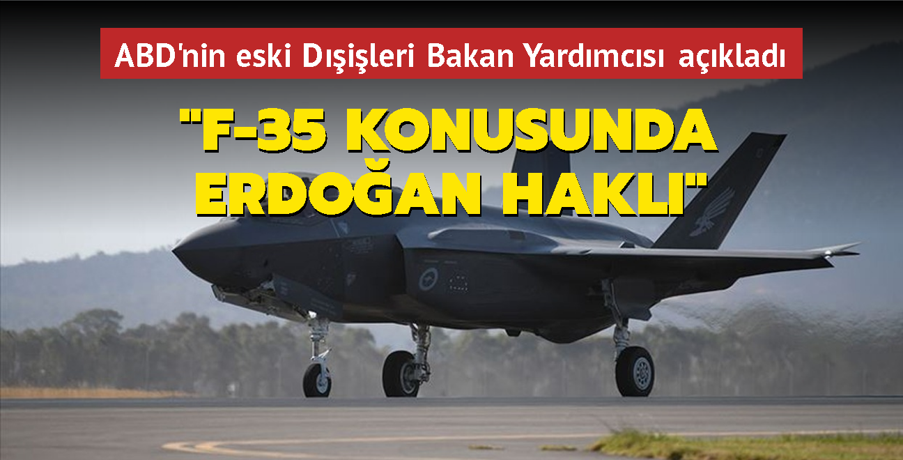 ABD eski Dileri Bakan Yardmcs Bryza'dan dikkat eken aklama: "F-35 konusunda Erdoan hakl"