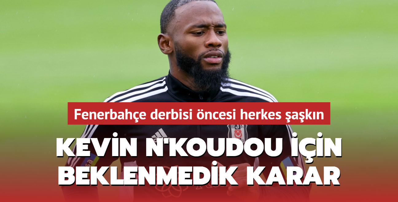 Kevin N'Koudou iin beklenmedik karar! Fenerbahe derbisi ncesi herkes akn...