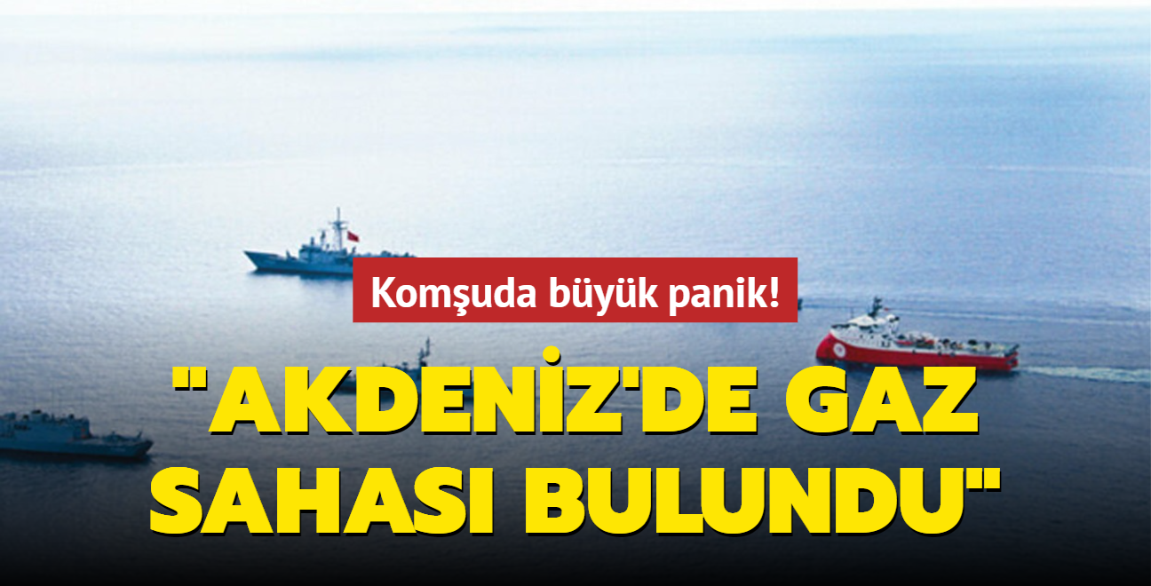Komuda byk panik: Akdeniz'de gaz sahas bulundu