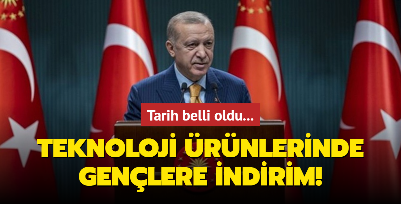 Teknoloji rnlerinde genlere indirim! Bakan Erdoan duyuracak