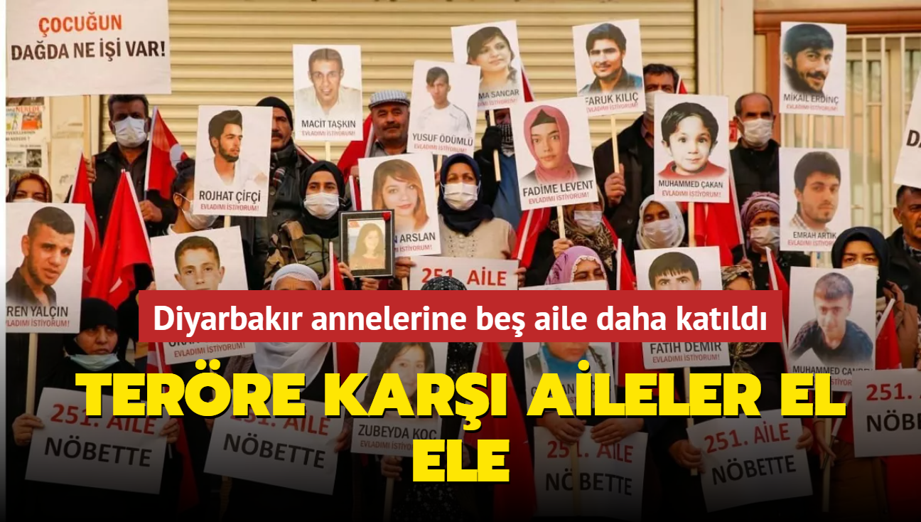 Terre kar aileler el ele... Diyarbakr annelerine be aile daha katld