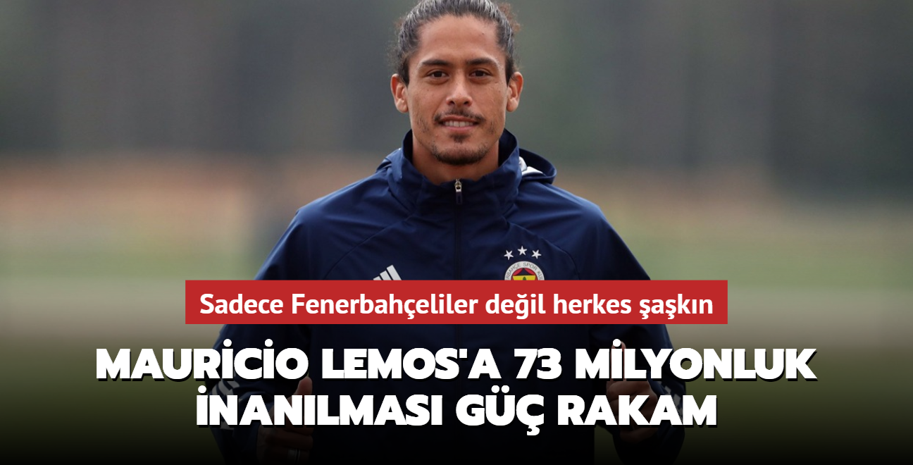 Mauricio Lemos'a 73 milyonluk inanlmas g rakam! Sadece Fenerbaheliler deil herkes akn!