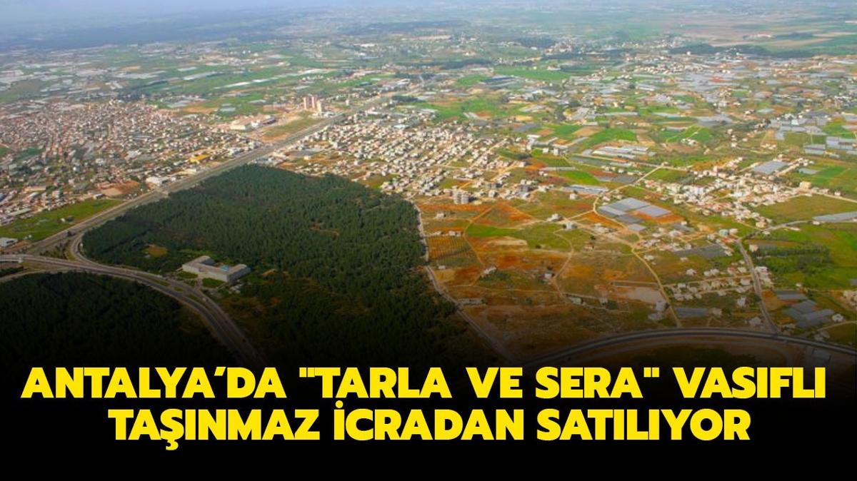 Antalya Aksu'da 3 milyon TL'ye icradan satlk gayrimenkul!