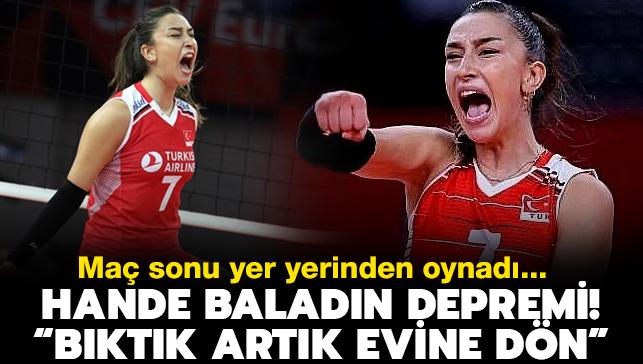 Hande Baladn'dan man nne geen hareket! Yer yerinden oynad