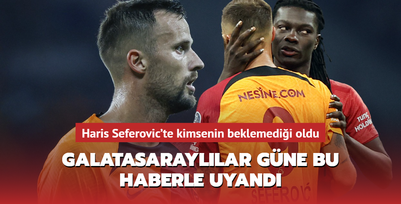 Haris Seferovic'te kimsenin beklemedii oldu! Galatasarayllar gne bu haberle uyand...