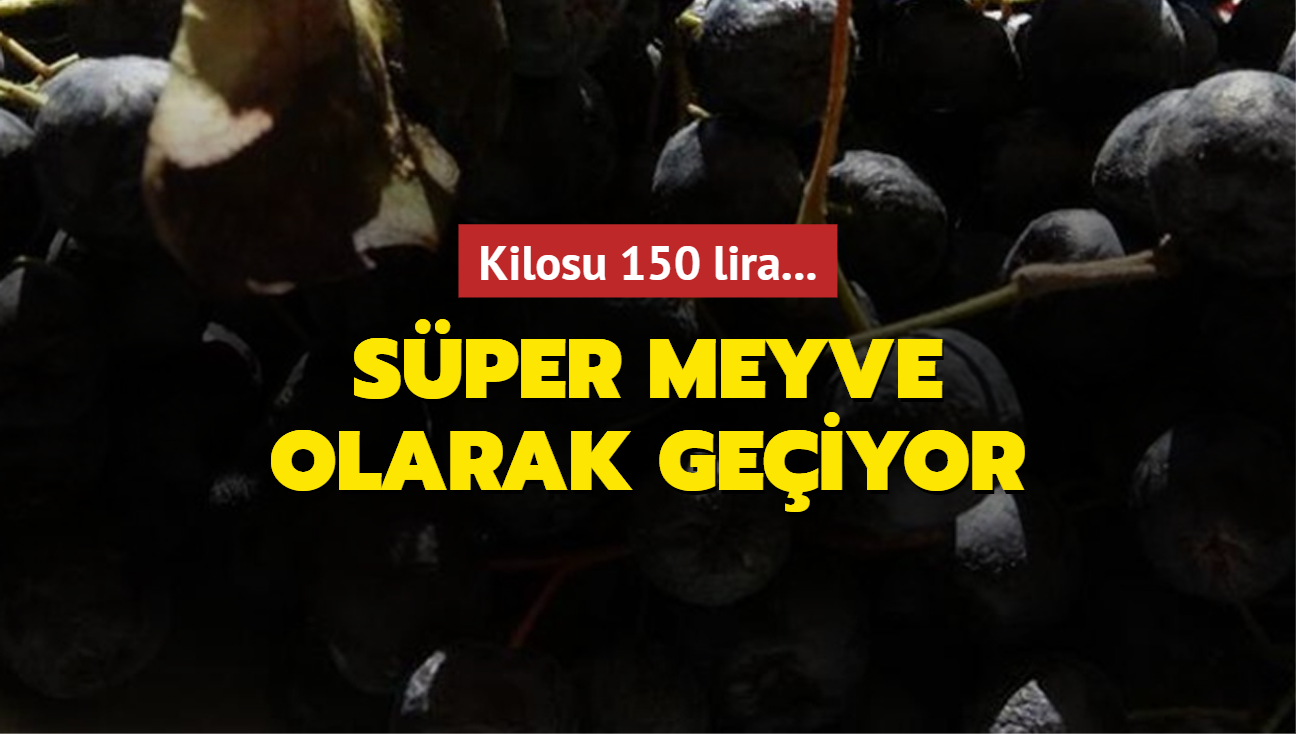 Sper meyve olarak geiyor... Kilosu 150 lira!