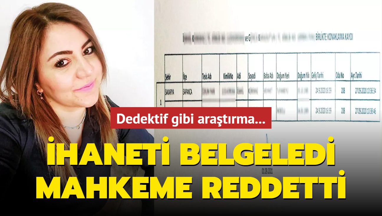 haneti belgeledi mahkeme reddetti