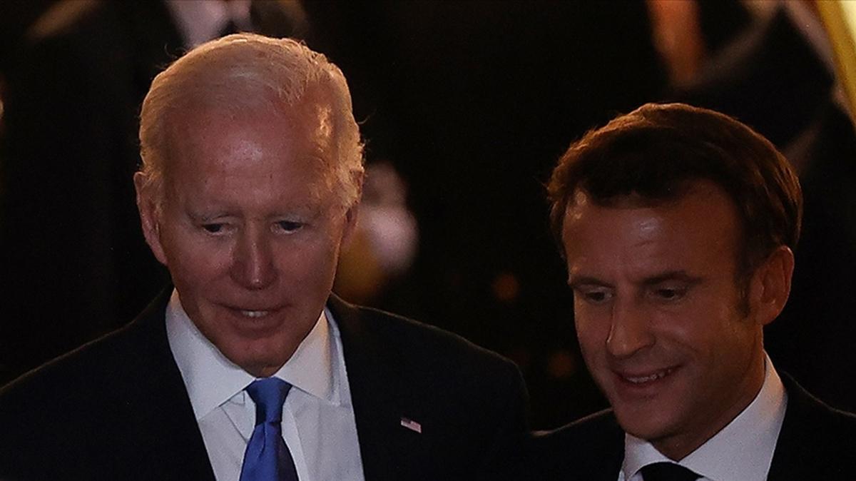 Biden'n Macron'u arlayaca tarih belli oldu