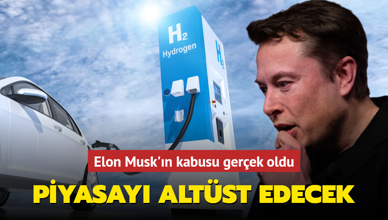 Elon Musk'n kabusu hidrojenli aralar piyasay altst edecek! Birok marka scak bakyor