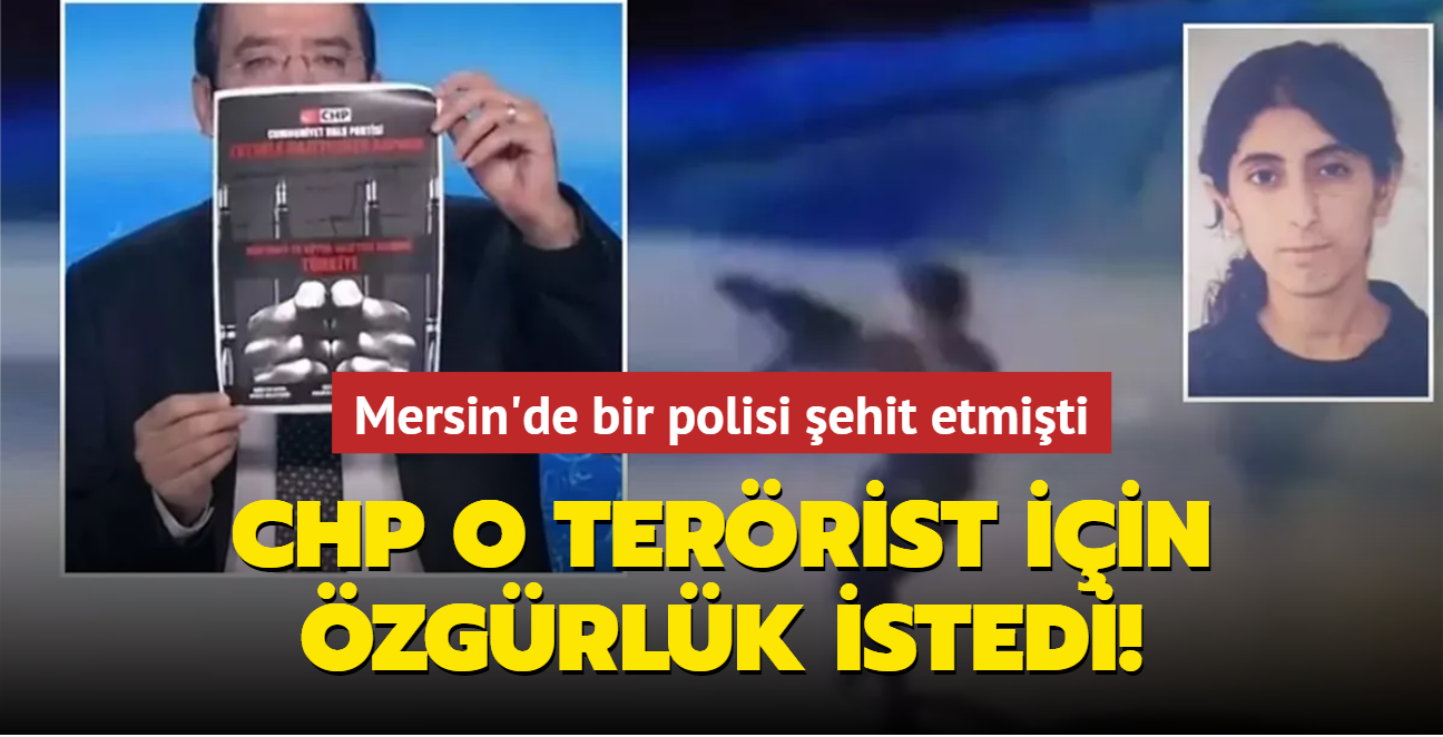 Mersin'de bir polisi ehit etmiti! CHP o terrist iin zgrlk istedi