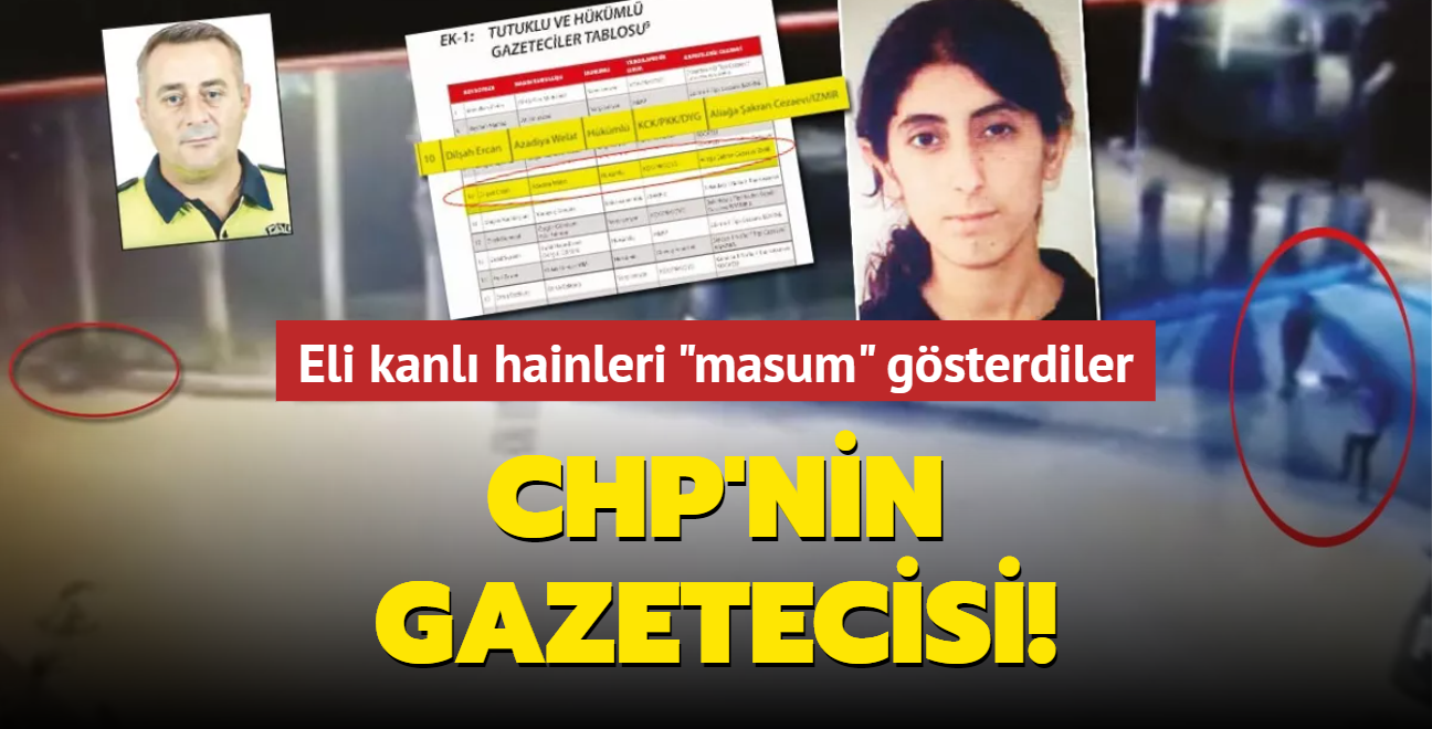 Kandil'in szde zel gcndeymi... Polisin katili terrist, CHP'nin gazetecisi kt!