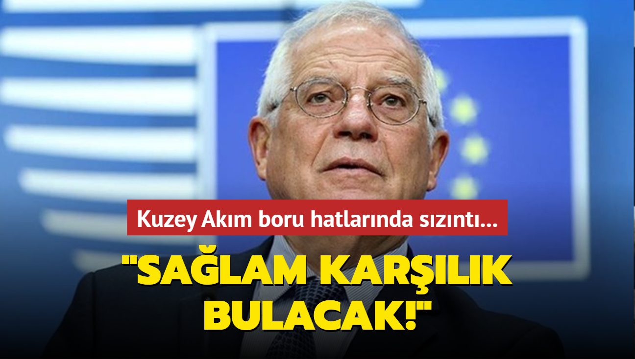 Kuzey Akm 1 ve Kuzey Akm 2 boru hatlarnda sznt: AB'den sert tepki: Salam karlk bulacak!